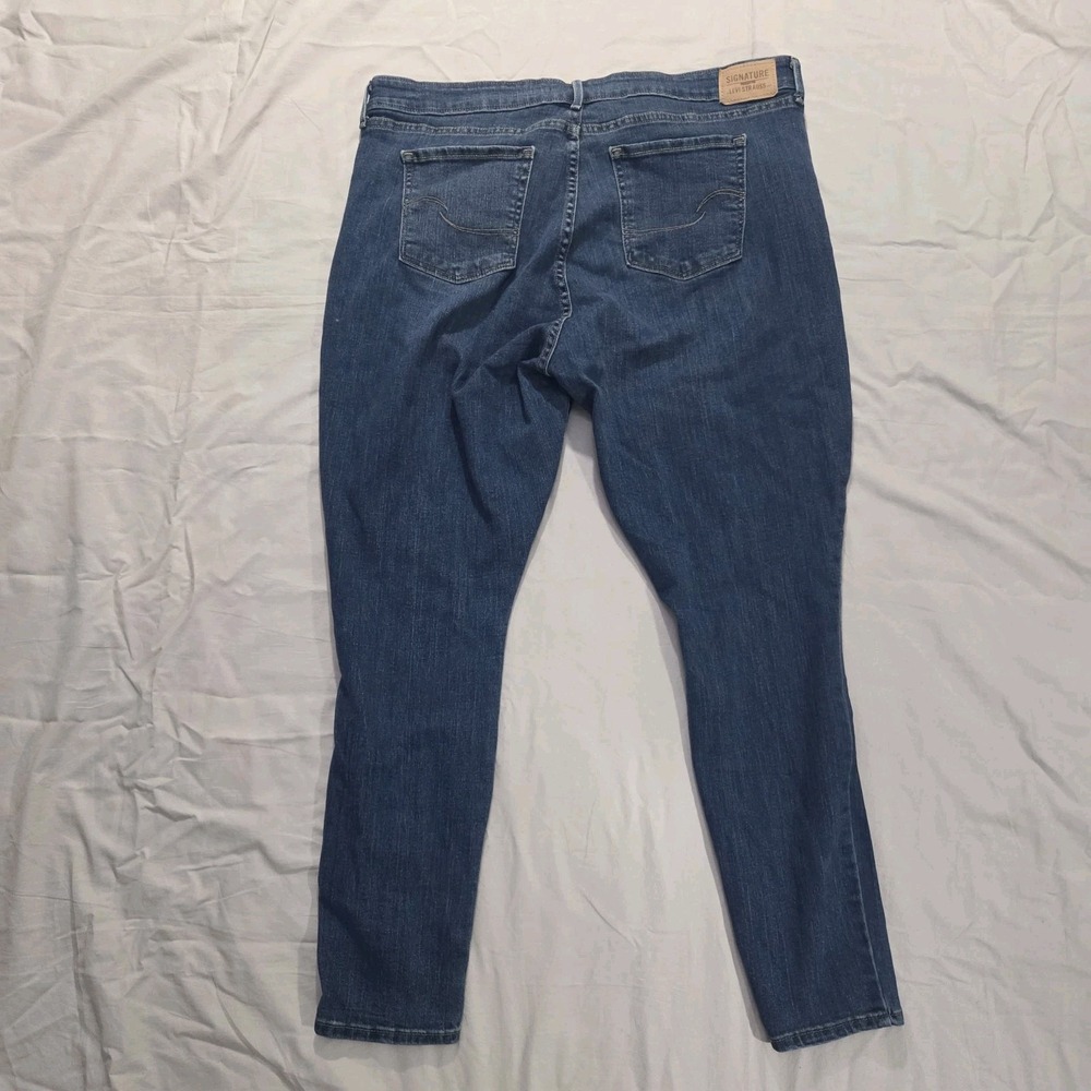 Levi Strauss Signature Gold Mid Rise Skinny Jean Men's 35x30 (Fits 36x28) - Picture 8 of 12